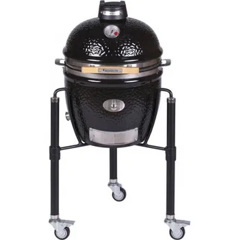 Zahradní gril MONOLITH Gril keramický Junior, se stojanem, černý