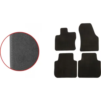 Autodoplněk ACI textilní koberce pro ŠKODA KODIAQ 17- EXCLUSIVE (originální fixace) sada 4 ks