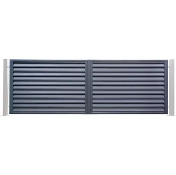 brána Brána křídlová s lamelami Z, délka 4208, výška 1461 mm