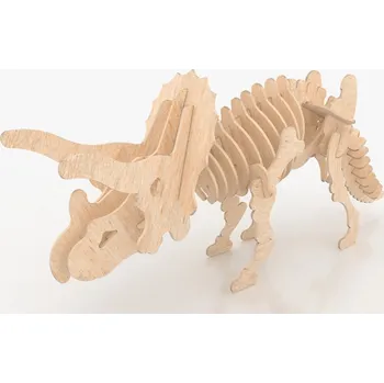 Puzzle Robotime Dřevěné 3D puzzle - Triceratops