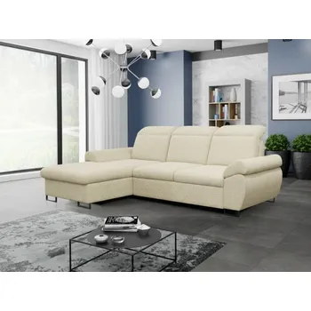 Sedací souprava Rozkládací sedací souprava do L - Santana - béžová Varianta: Levá