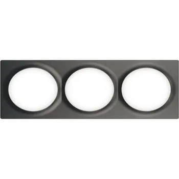 vypínač FIBARO Walli Trojrámeček, provedení matný antracit