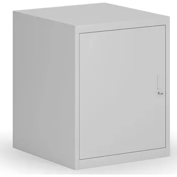 Závěsná dílenská skříňka ke stolu G8, 560 x 600 x 700 mm, šedá