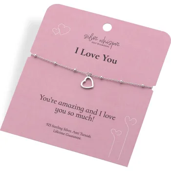 Náramek HOT DIAMONDS Silver Whisper SWB014 (Ag 925/1000, 2,1 g)