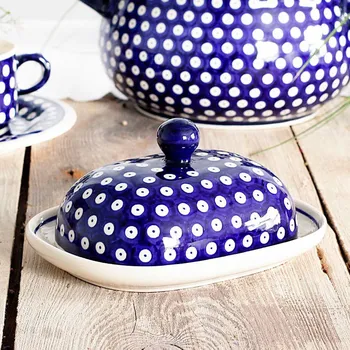 Máslenka Keramická máselnice BOLESŁAWIEC - dek. 42