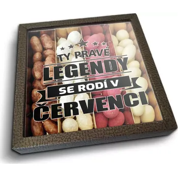 Čokoláda Sablio Mandle v čokoládě Ty pravé legendy se rodí v červenci - 4x 80g