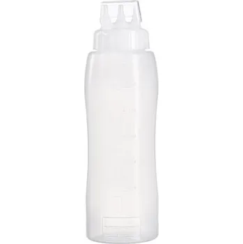 Láhev ARAVEN dávkovací láhev se třemi tryskami 0,75 l, transparentní