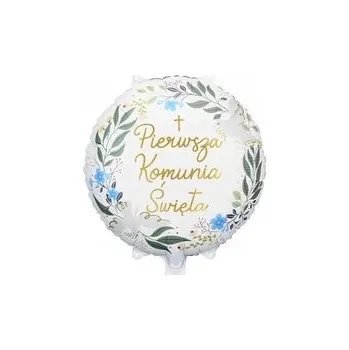 Balónek Fóliový balónek PartyDeco První Svaté Přijímání 45 cm, vícebarevný