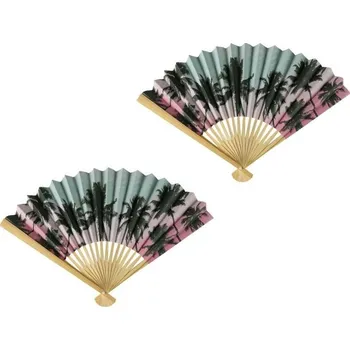 Karnevalový doplněk Rappa Vějíř papírový 2 ks