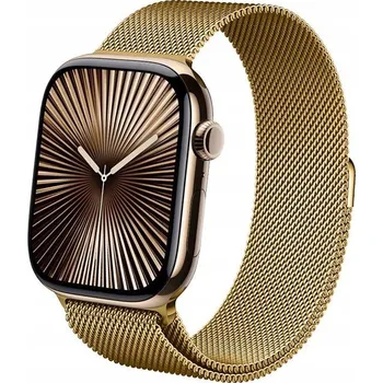 Řemínek na hodinky Řemínek Crong pro Apple Watch 3mm zlatý