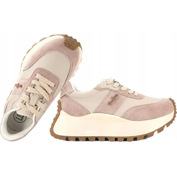 Dámské polobotky FILIPPO DP6785 DÁMSKÉ POLOBOTKY SNEAKERS NA PLATFORMĚ KOŽENÉ béžové 39 B