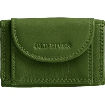 Peněženka Old river Malá kožená peněženka, zelená