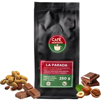 Káva Café Montaña La Parada, zrnková káva Velikost balení: 250g