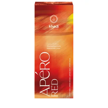 Khadi Rostlinná barva na vlasy 100 g, Apéro červená