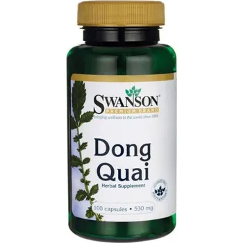 Doplněk stravy Swanson Dong Quai (Andělika čínská), 530 mg, 100 kapslí