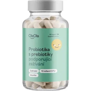 Přírodní produkt OlaOla Probiotika s prebiotiky podporující zažívání, 60 kapslí