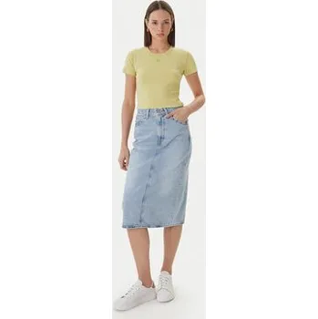 HUGO T-Shirt Delanor 50512000 Béžová Slim Fit XXL