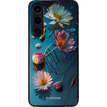Mobiwear Glossy lesklé pouzdro na Samsung Galaxy S25 FE květy na hladině