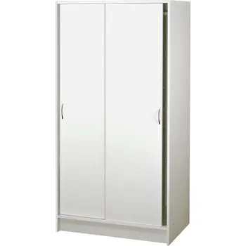 Šatní skříň Nejlevnější nábytek Skříň s posuvnými dveřmi GEBROULAZ, bílá