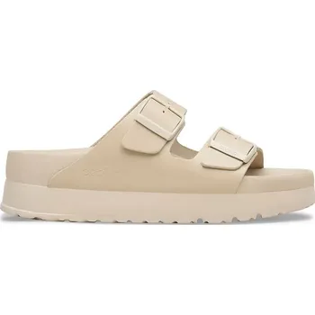 Dámská obuv Kožené pantofle Birkenstock Arizona Flex Platform EXQ LENA, 37, béžová, 80X