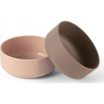 Talíř Dantoy Tiny Bio misky nude / mocca 2 ks 0 m +