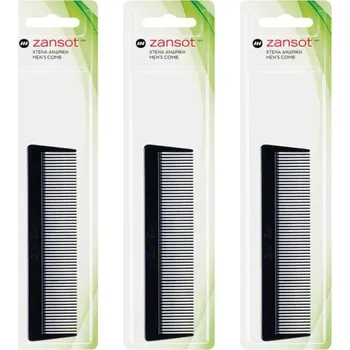 hřeben ZANSOT 3 × Pánský kapesní hřeben 12 cm