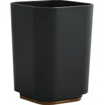 Spirella Kelímek na zubní kartáčky KAMLA, plast, bambus, matný, černá