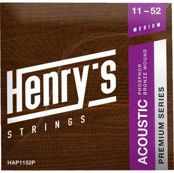 Struna pro hudební nástroj Henry’s HAP1152P PREMIUM serie, Phosphor 11 52