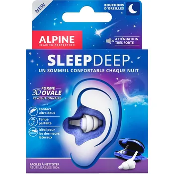 Příslušenství pro sluchátka Alpine Hearing Protection SleepDeep 2021 špunty do uší