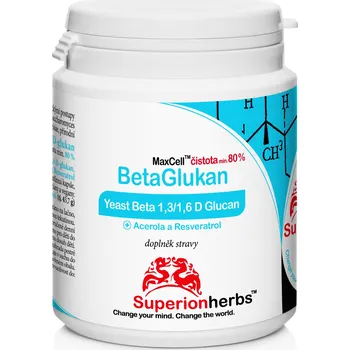 Zdraví Superionherbs BetaGlukan MaxCell, 90 tobolek