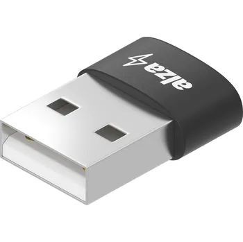 Datové redukce AlzaPower USB-A (M) to USB-C (F) 2.0 černý