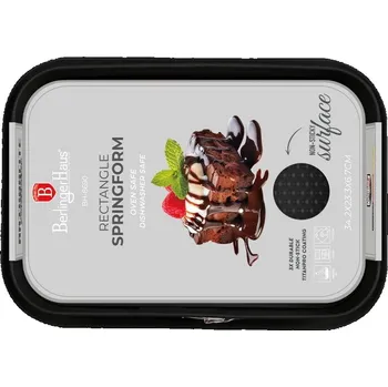 Forma na pečení BERLINGERHAUS Obdélníková forma na pečení 2v1 39x27 cm Antracit Collection BH-8690