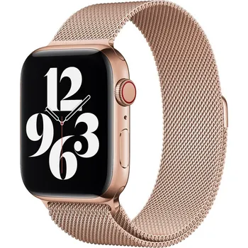 Příslušenství k chytrým hodinkám Eternico Elegance Milanese pro Apple Watch 38mm / 40mm / 41mm rose gold