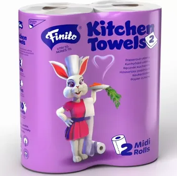Papírová utěrka finito Kuchyňské role utěrky 2vrstvé 2x 2 ks
