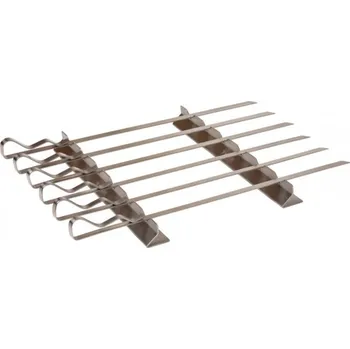 Příslušenství pro gril MONOLITH Grilovací špízy s držákem 6 ks