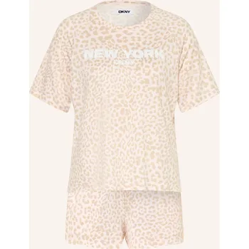 Dámské oblečení Dkny Dámské Krátké Pyžamo Spring Stories, růžová / béžová, 34