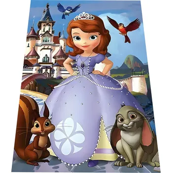 Koberec Disney Dětský kusový koberec 120x160 cm - Princezna Sofie 1 a zámek