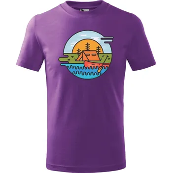 Dětské tričko na vodu Barva: Fialová, Velikost: 10