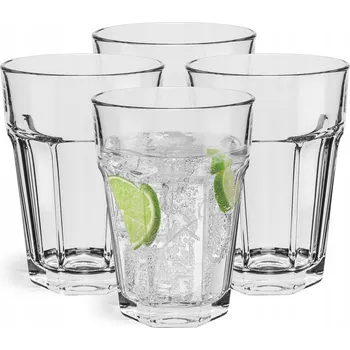 Sklenice Sklenice na nápoje a koktejly 4x425 ml Glasset SKLO Sada POLSKÉ