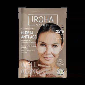 Péče o oční okolí IROHA NATURE Anti Aging polštářky na oči