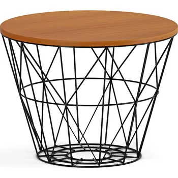 Konferenční stolek Kulatý konferenční stolek STILO, průměr 60 cm, třešeň