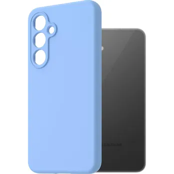 Pouzdro na mobilní telefon AlzaGuard Premium Silicone Case pro Samsung Galaxy S24 FE světle modrý