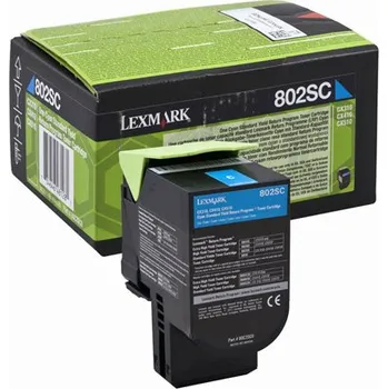 Originální azurový toner Lexmark CX310, CX410, CX510 (80C2SC0)