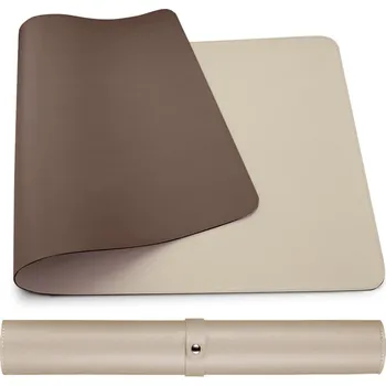 Podložka pod myš MOSH Dual sided Table mat sivě bílá / čokoládová M