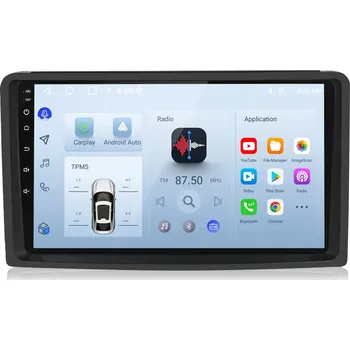 Auto Hi-Fi Ossuret Autorádio Smart Fortwo 2005-2010, CarPlay, Android, GPS, Verze A