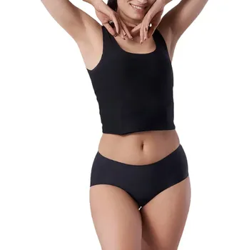 Dámské oblečení Vyšší kalhotky Julimex Simple Maxi černé velikost XL-46/48