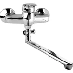 Mereo Nástěnná baterie do byt. jádra, Sonáta, 100 mm, s plochým ramínkem 300 mm, bez příslušentví, c