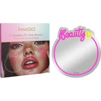 Zrcadlo innoGIO Zrcadlo s neonovým LED podsvícením Vibes Beauty GIO-759BY
