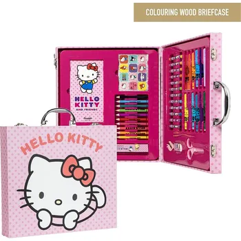 Sada pera s tužkou Kufřík se sadou na malování Hello Kitty - 8445484513219