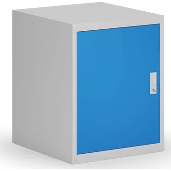 Závěsná dílenská skříňka ke stolu G8, 560 x 600 x 700 mm, modrá